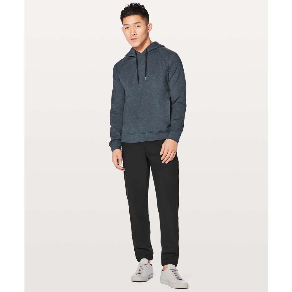 Lululemon City Sweat Pullover Hoodie Heathered True Navy‎ Size XS